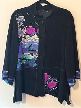 Purple Garden Jacket - Moonlight